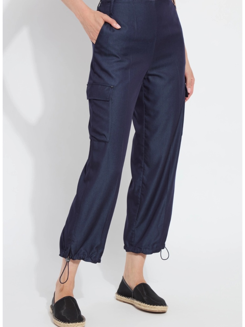 Lysse Monique Tailored Crop Cargo Pants Sz XL NWT
